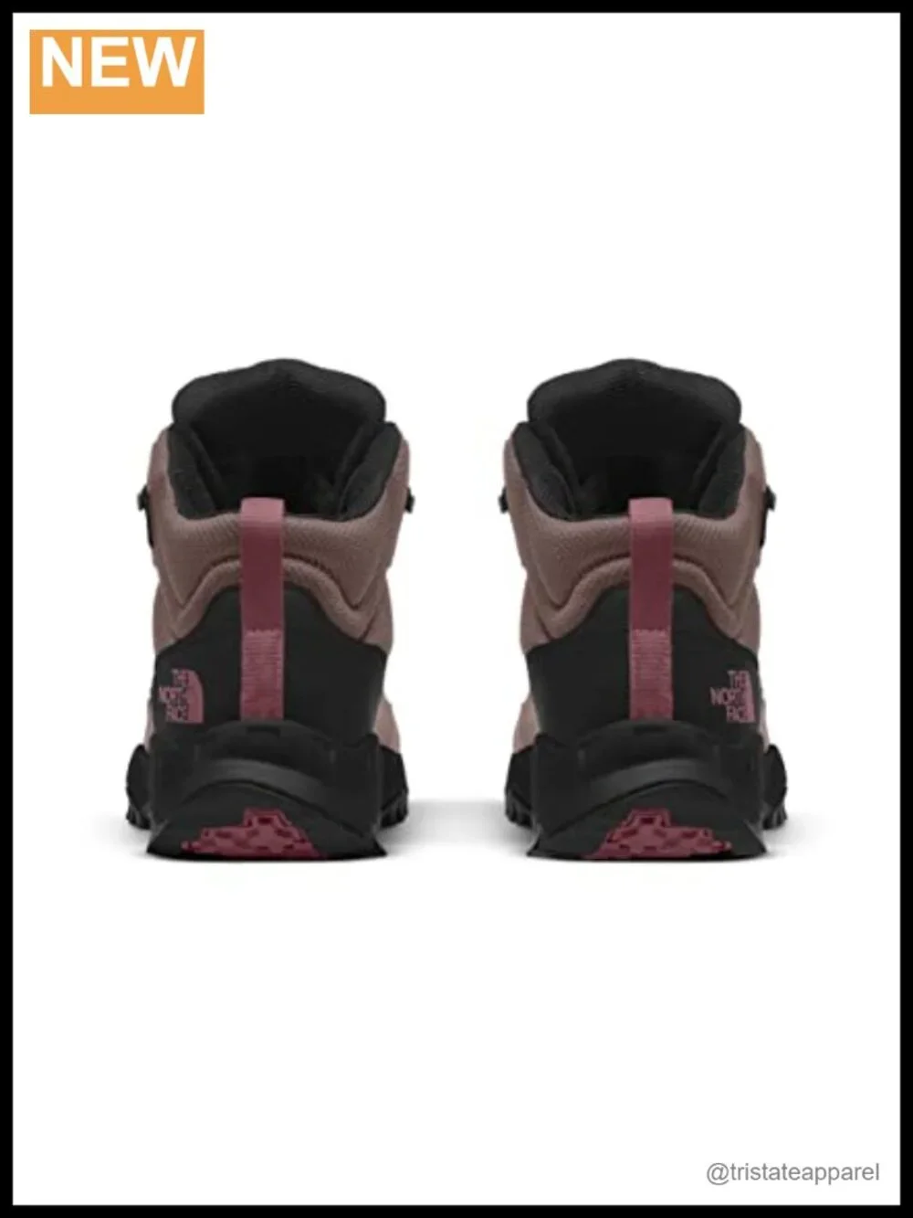 Women's Waterproof Hiking Boots Lace-Up Ankle Leather Winter